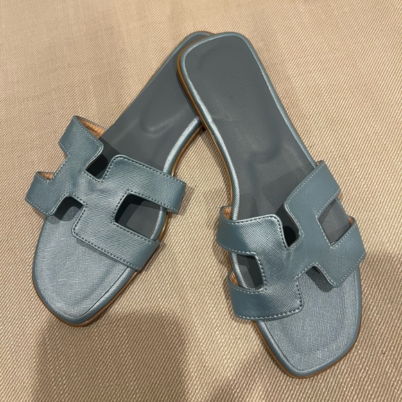H sandals light blue - Picture 1 of 4